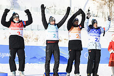 Биатлон Сборная России — бронзовый призер в мужской эстафете на Олимпиаде в Китае