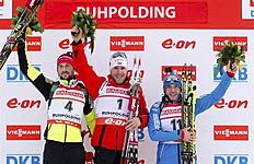 Биатлон Ruhpolding (Germany), 12/01/2014.- Norway's winner Emil фото (photo)