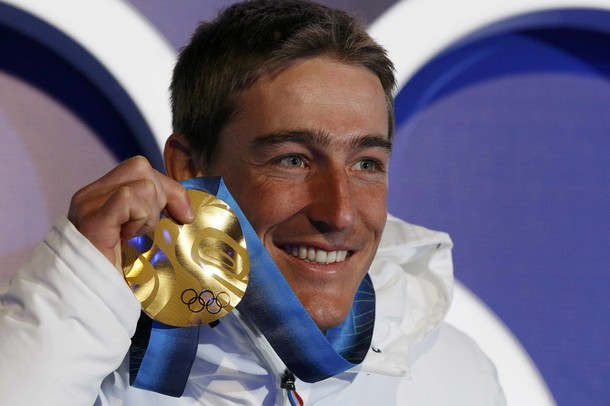 Gold medallist Vincent Jay of France