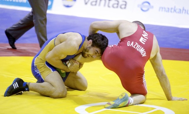 Борьба (wrestling): Russia's Gadisov wrestles Azerbaijan фото (photo)