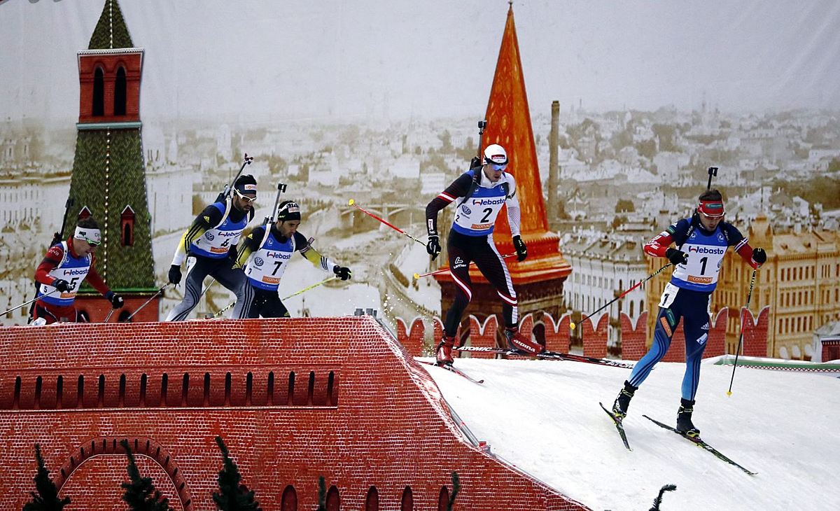 Biathlon Champions Race in Moscow