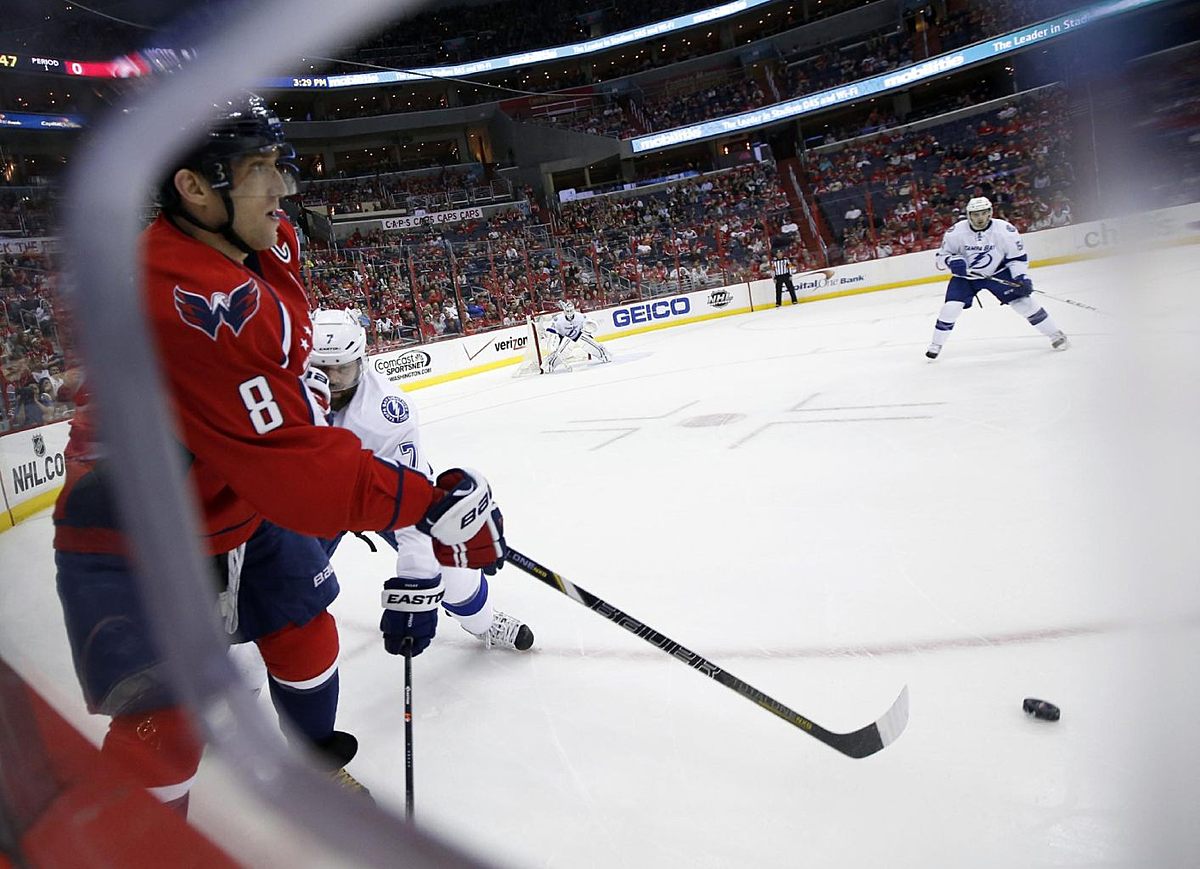 Хоккей в России: Washington Capitals right wing Alex Ovechkin фото (photo)