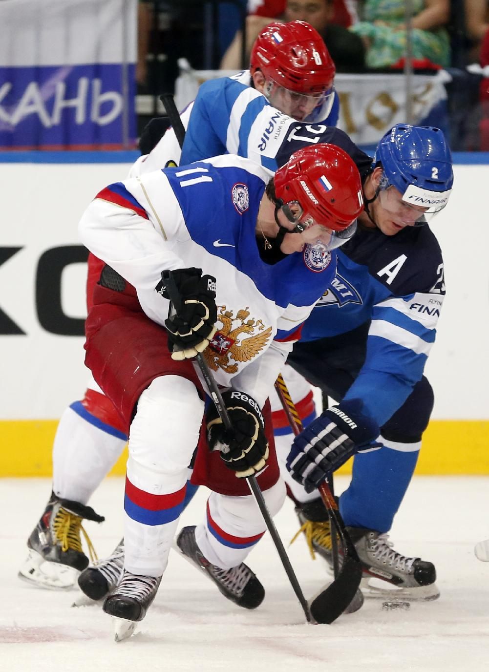 Хоккей в России: Russia beats Finland to win ice hockey worlds