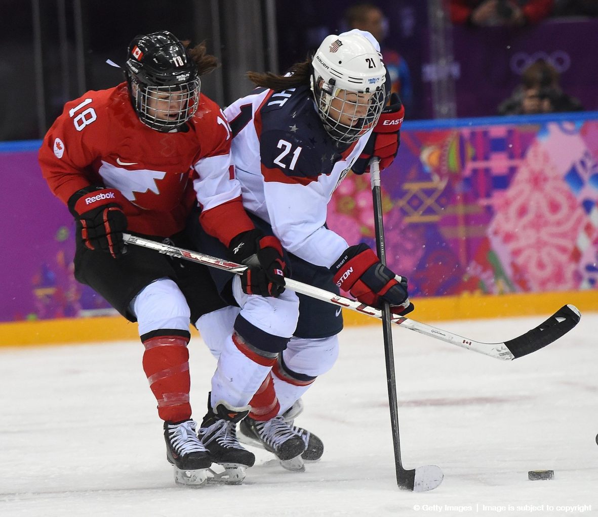 Хоккей в России: USA vs. Canada Women's Ice Hockey