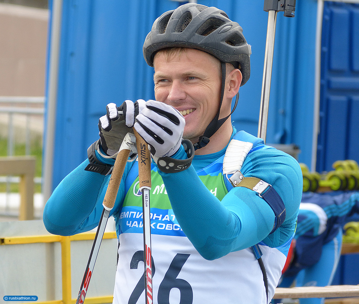 Иван Черезов на Чемпионате России по летнему биатлону-2014 в Чайковском