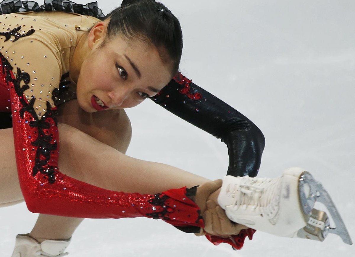 Japan's Rika Hongo performs during the Free Skating at the фото (photo)