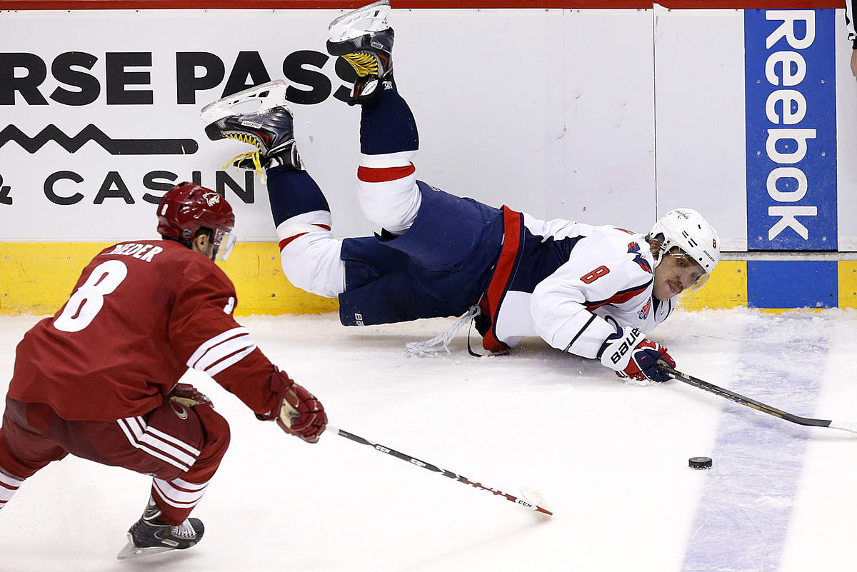 Хоккей в России: Washington Capitals' Alex Ovechkin (8), фото (photo)
