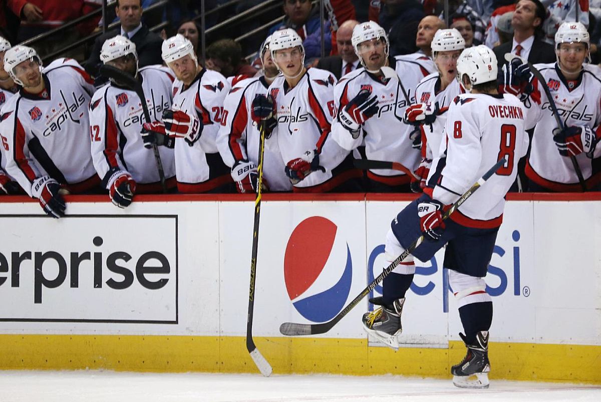 Хоккей в России: Washington Capitals right wing Alex Ovechkin фото (photo)
