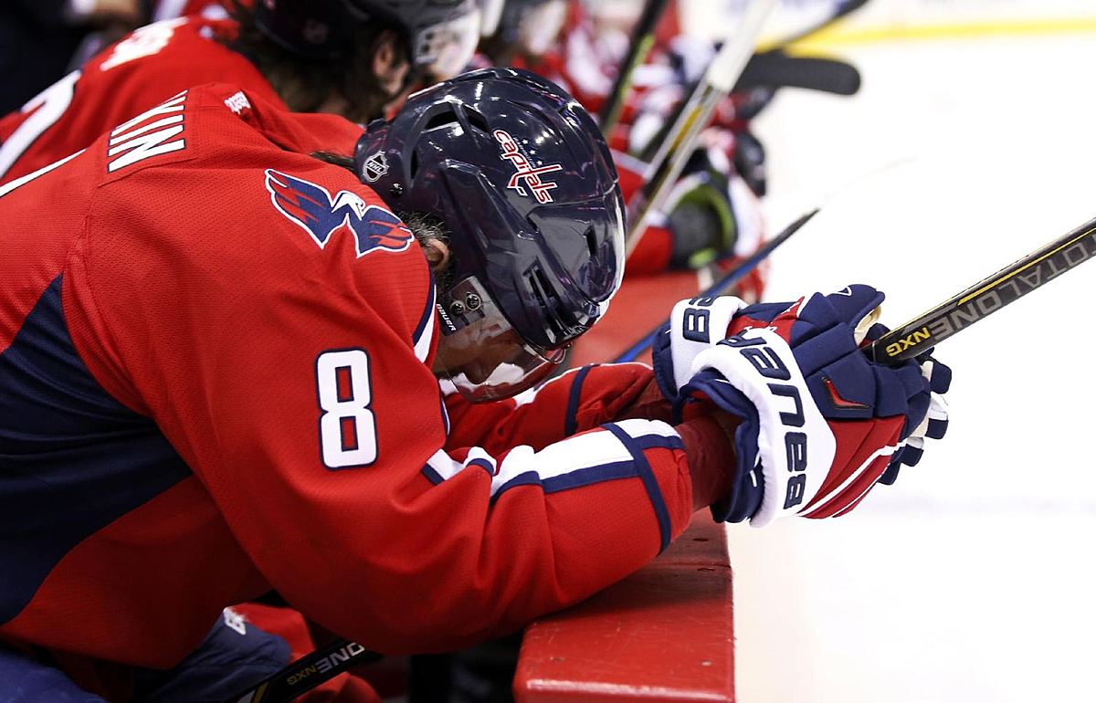 Хоккей в России: Washington Capitals left wing Alex Ovechkin фото (photo)