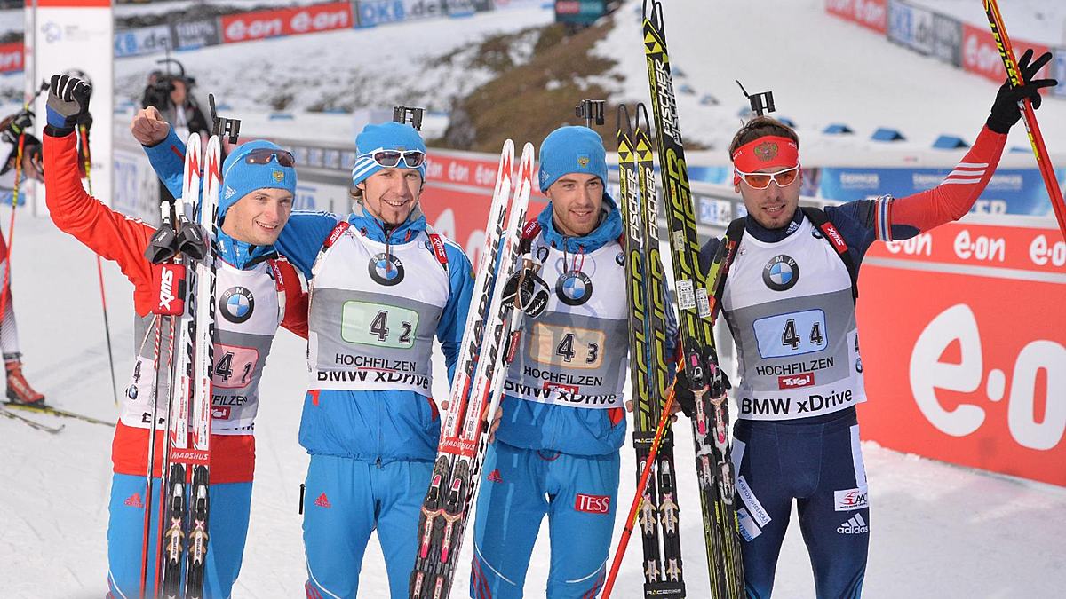 Russia's winner team from left: Maxim Tsvetkov, Timofey фото (photo)