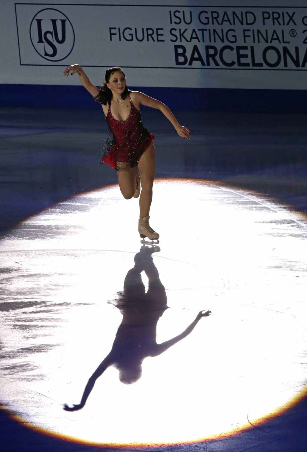 Gold medallist Tuktamysheva of Russia performs during the exhibition фото (photo)