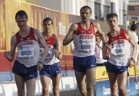 Соревнования по легкой атлетике: Sergey Morozov, Vladimir Kanaykin фото (photo)