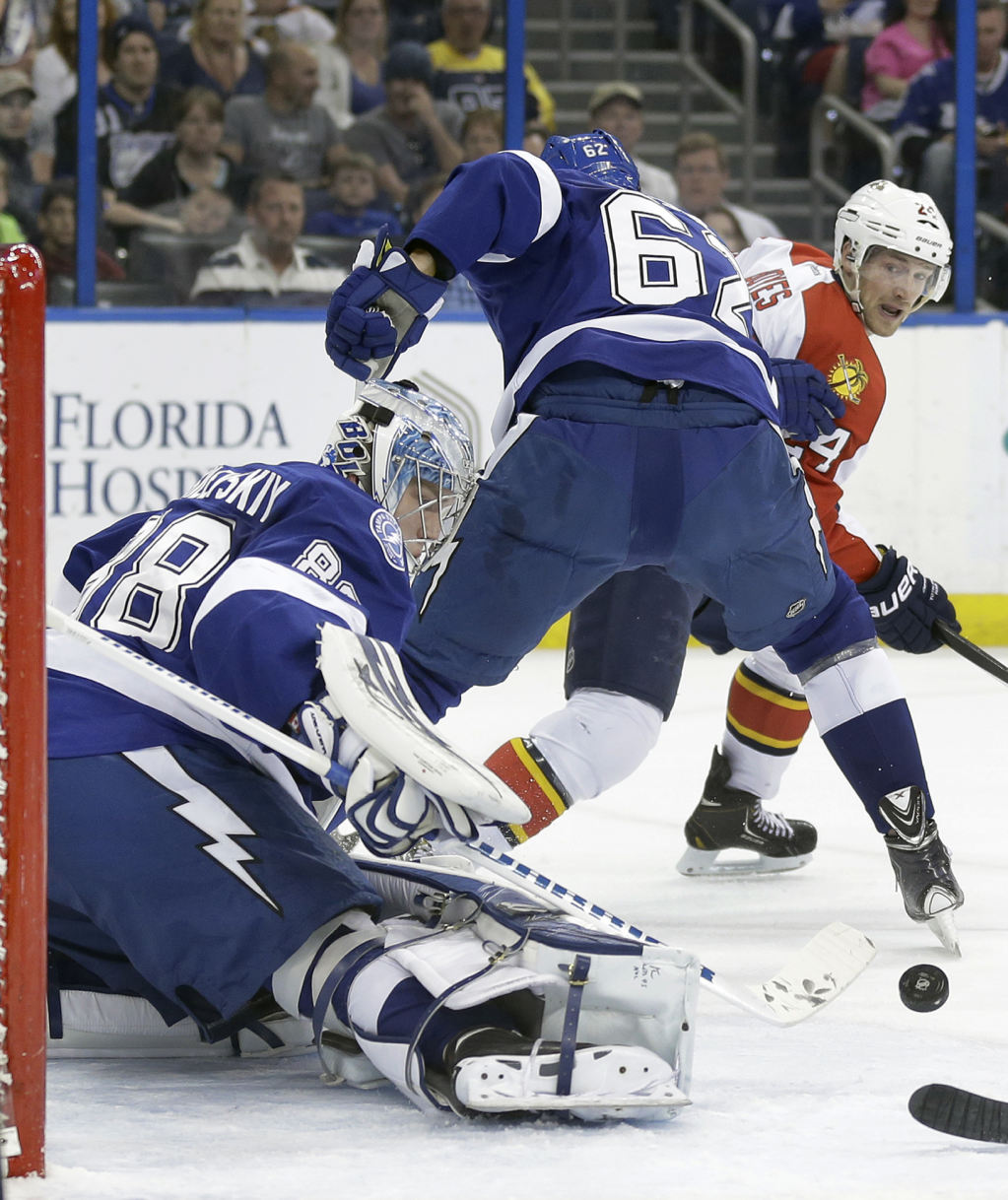 Хоккей в России: Tampa Bay Lightning goalie Andrei Vasilevskiy фото (photo)