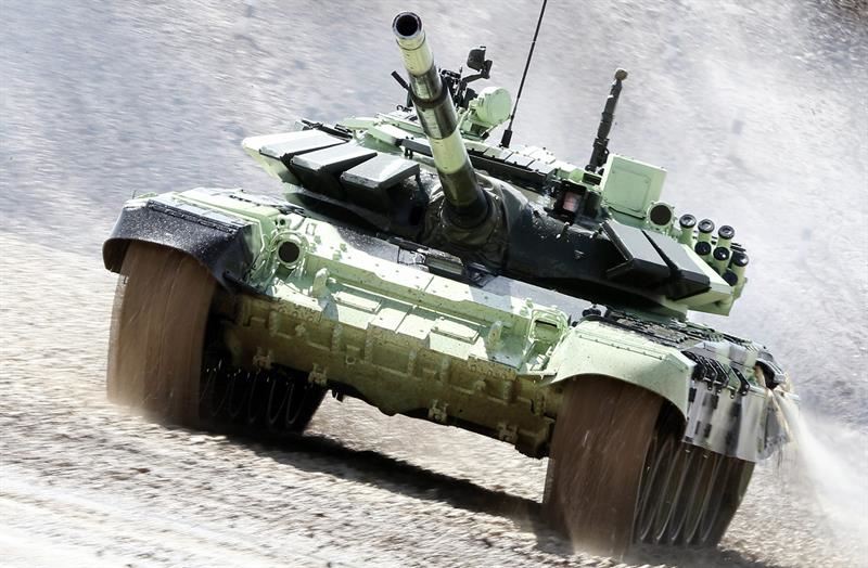 Танковый биатлон (Россия). Moscow (Russian Federation), 01/08/2015. The tank of Mongolian фото (photo)