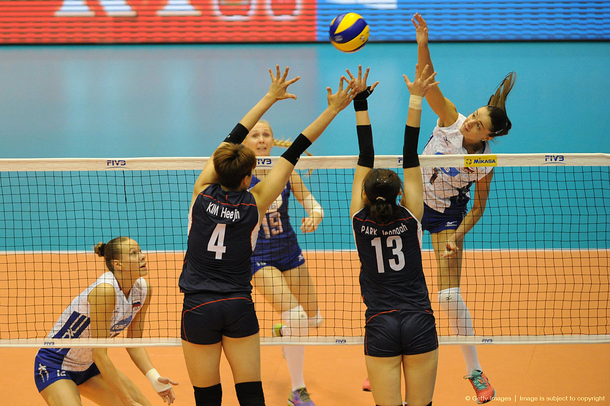 Russia v South Korea — FIVB Women's Volleyball World Cup Japan 2015