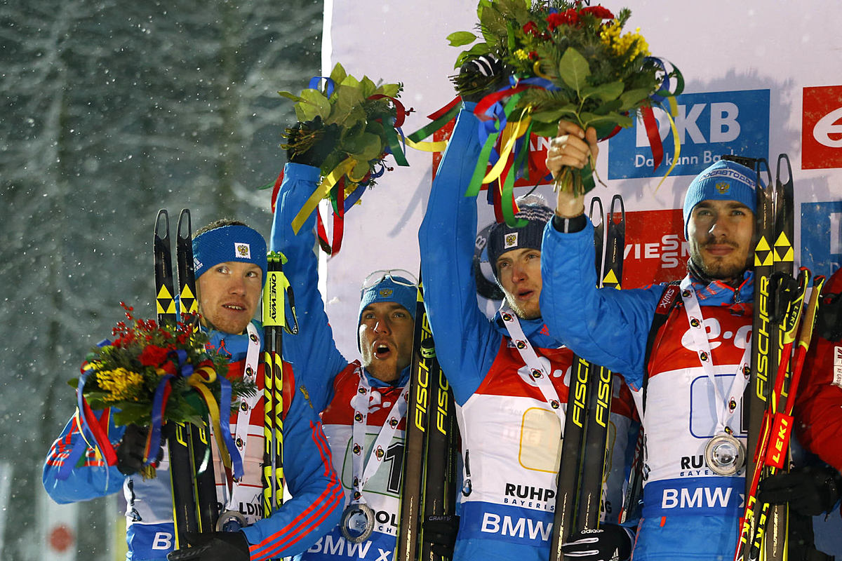 Norway wins men's World Cup biathlon relay ahead of Russia