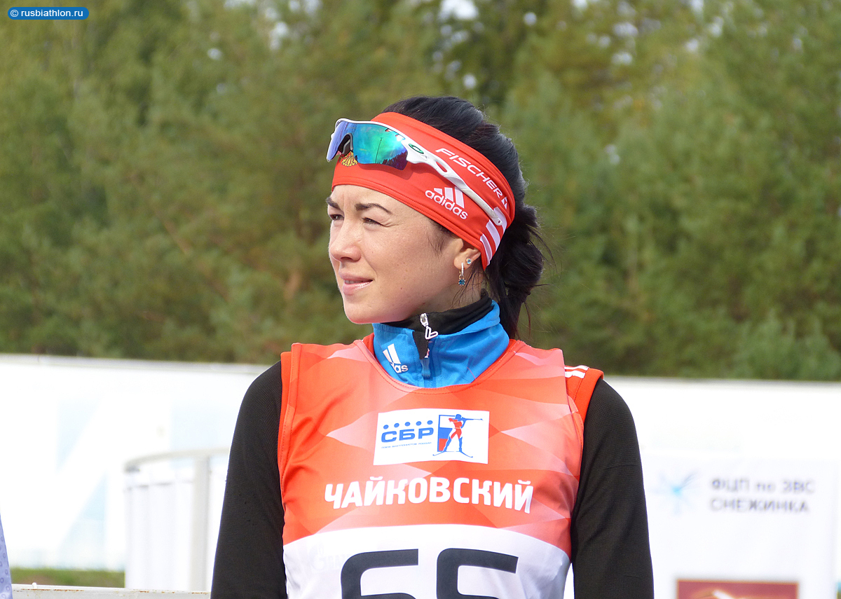 Лариса Куклина. Сборная на Чемпионате России по летнему биатлону 2016