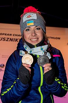 Биатлон Украинка Юлия Джима (медали ЧЕ-2017)