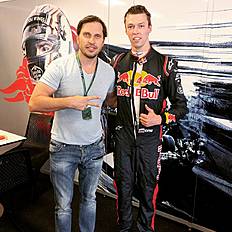 Формула-1 Даниил Квят обновил свою фотоленту в своем Инстаграме