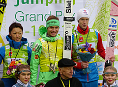 Лыжи Россиянин Евгений Климов — бронзовый призер этапа Гран-при по прыжкам на лыжах с трамплина в Чайковском