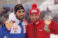 Биатлон Reflecting on the retirement of Ole Einar Björndalen today, Martin Fourcade who has broken several Björndalen records commented, «It was a big surprise to day to hear about his retirement. As a kid, I kept his poster in my room for years. As a y