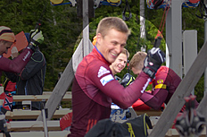 Биатлон Петр Пащенко и Игорь Малиновский на первом сборе команды в Чайковском