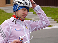 Биатлон Матвей Елисеев на первом сборе команды в Чайковском