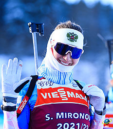 Биатлон Светлана Миронова на КМ в олимпийском сезоне-2021/2022
