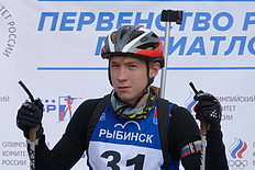 Биатлон Глеб Лубнин на Первенстве России по биатлону в Дёмино