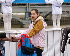 Биатлон Валерия Каюмова (Васнецова) поддерживает мужа на летнем ЧР-2022 в Чайковском