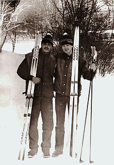 Лыжи На сборах, 1987 г.