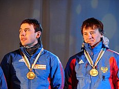 Биатлон Николай Круглов и Дмитрий Ярошенко