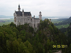 Биатлон Замок в Баварии.