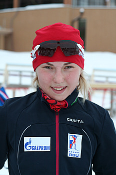 Биатлон Ольга Якушова (Галич) (2-ое место в индивидуальной гонке, Чайковский, 4 января 2012)