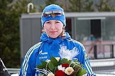 Биатлон Екатерина Глазырина