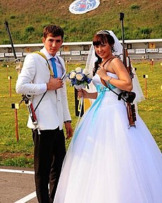 Биатлон Оля и Коля (Свадьба Ольга Галич и Николай Якушов)