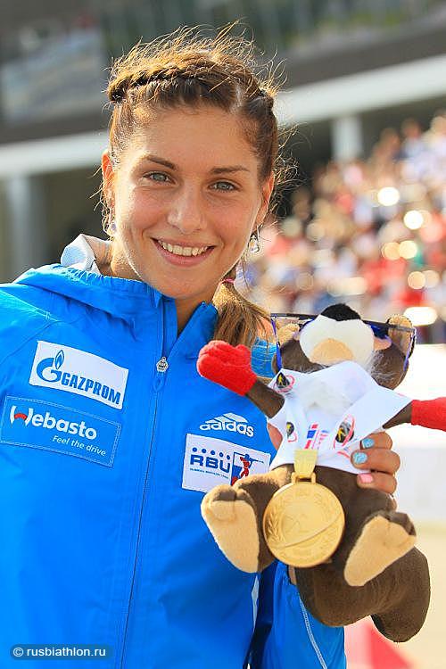 Кристина Ильченко – двукратная победительница тюменского первенства мира по летнему биатлону