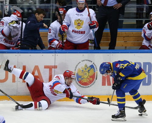 Сборная России по хоккею победила Швецию со счётом 3:2 на Кубке Первого канала