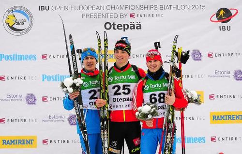 Эдуард Латипов и Александр Дедюхин – призёры юниорского первенства Европы в биатлонном спринте