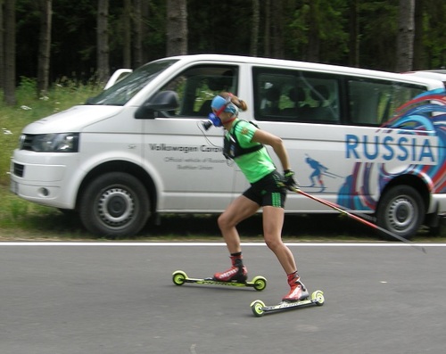 Женская сборная России по биатлону прошла функциональное тестирование на сборе в Раубичах