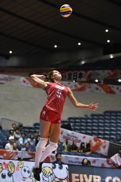 Японские волейболистки обыграли команду Доминиканской республики в матче Кубка мира
