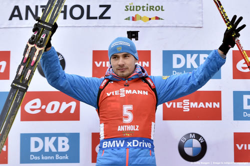 Антон Шипулин выиграл гонку преследования 6 этапа Кубка мира по биатлону в итальянской Антхольц-Антерсельве!