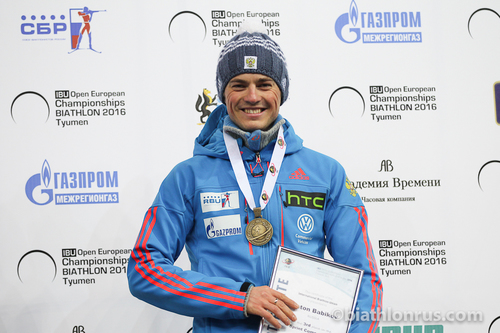 Антон Бабиков выиграл гонку преследования на Чемпионате Европы в Тюмени! Гараничев — второй!