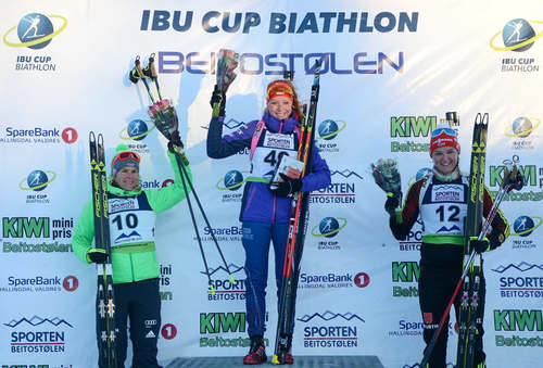 Екатерина Шумилова пятая в женском спринте первого этапа Кубка IBU в норвежском Бейтостолене!