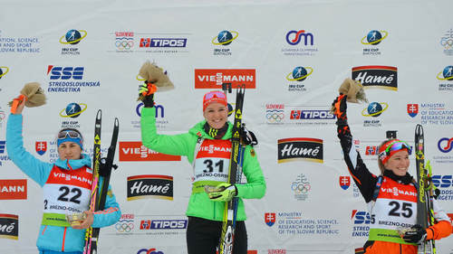 Дарья Виролайнен – серебряный призёр в спринте на 6 этапе Кубка IBU в Словакии