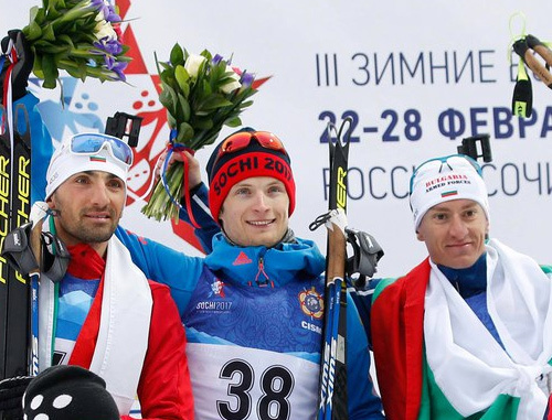 Максим Цветков выиграл мужской спринт на III Военных зимних играх в Сочи!