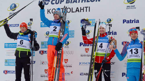 Александр Логинов выиграл гонку преследования на 7 этапе Кубка IBU в Контиолахти