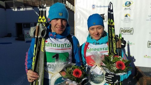 Ольга Шестерикова и Алексей Волков – четвёртые в миксте на эстонском этапе Кубка IBU