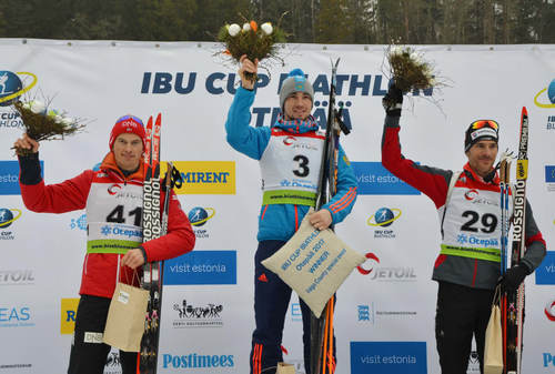 Александр Логинов выиграл спринт 8 этапа Кубка IBU в эстонском Отепя!