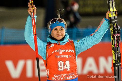 Дарья Виролайнен 23-я в преследовании на 9 этапе Кубка мира по биатлону в норвежском Холменколлене